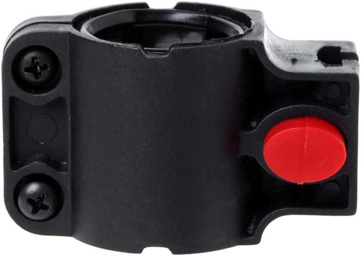 Fahrradschlosshalterung – 1 Stück – Kunststoff – Universelle Kabelhalterung – Rennrad-/mountainbike-sattelstütze – 65 X 35 Mm – Schwarz