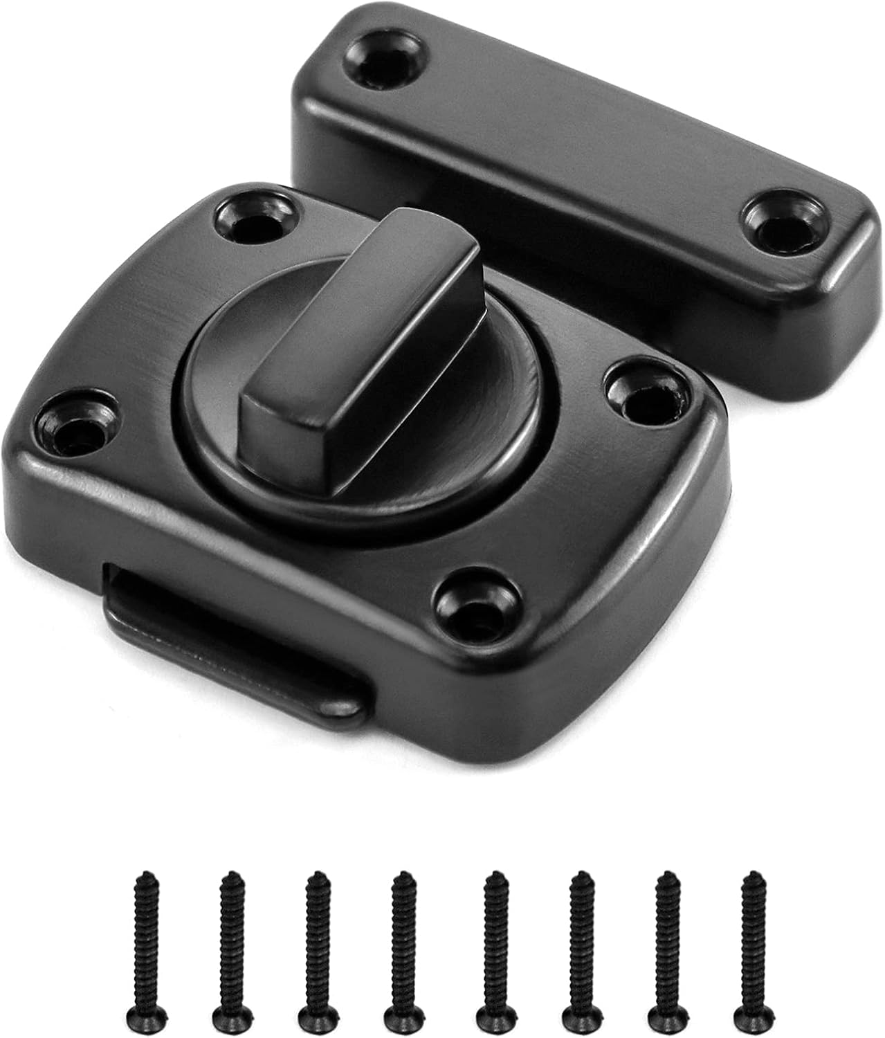 ® Packung Mit 1 Drehbaren Türriegeln, Sicherheitsriegeln, Schwarz