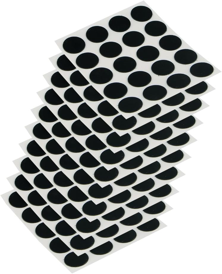 Selbstklebende Schraubenabdeckungen – 200 Stück – Schwarzes Pvc, Ø 13 Mm – Verdecken Löcher Und Kratzer – Für Möbel Und Holz – Durchmesser 13 Mm