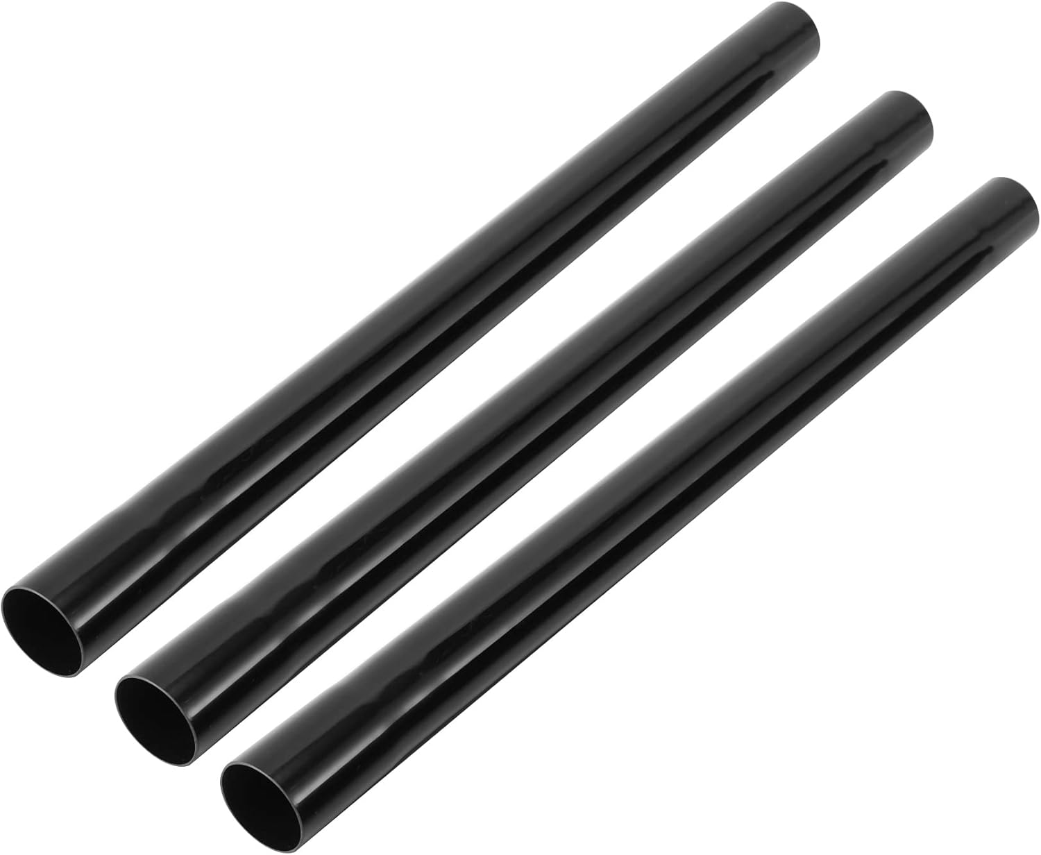 Verlängerungsschlauch – 3er-pack – Schwarzer Kunststoff – Durchmesser 32 Mm – Für Haushaltsstaubsauger – Länge 45 Cm
