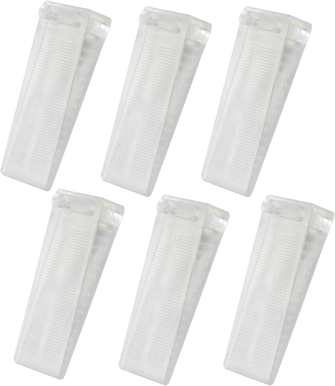 Türkeil – 6er-pack – Tpr-gummi – Rutschfest – Für Hartböden Und Innentüren – Transparent