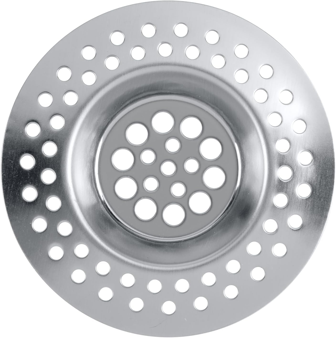 Edelstahl-spülbeckensieb-set, 2er-pack – Edelstahl – Abfallfilter – Küche Und Bad – Durchmesser 7 Cm
