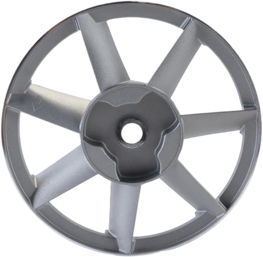 Doppelzylinder-riemenscheibe – 1-teilig – Aluminium – Flüssigkeitsübertragung – Luftkompressor – 265 Mm Silber
