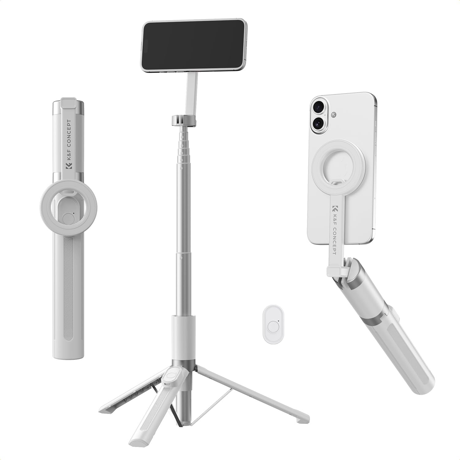 Magnetische Handyhalterung – 1 Stück – Weiß – 1,8 M Kabel – Magnetische Befestigung – Universell