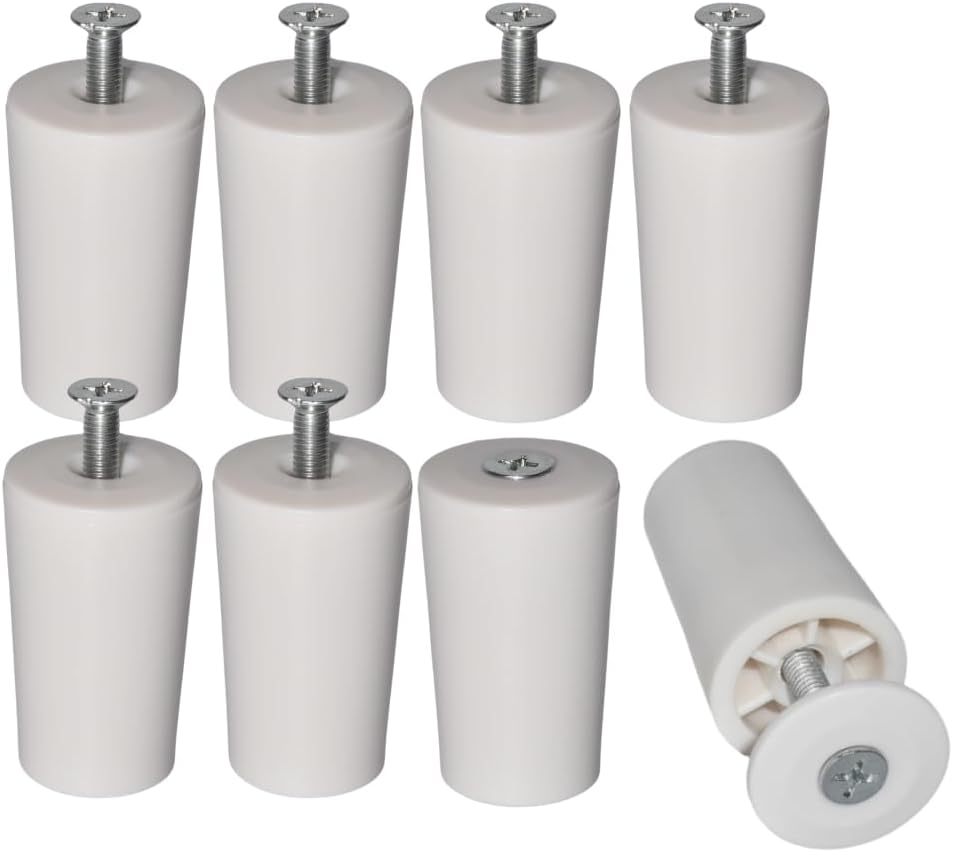 Rollladenstopper – 8er-pack – Weißer Kunststoff – Lamellenschutz – Schraubbefestigung – 40 Mm
