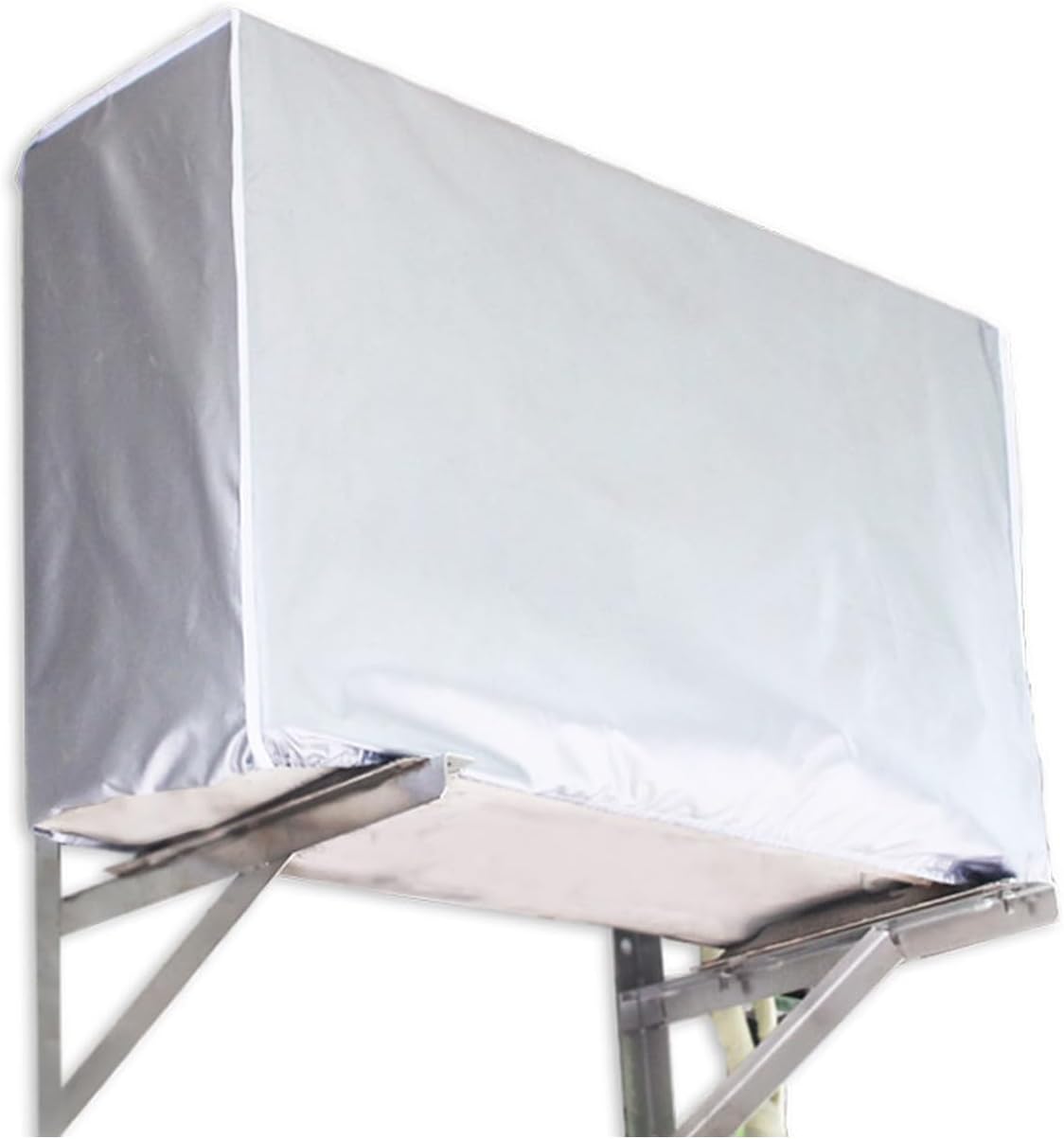 Außenabdeckung Für Klimaanlagen – 1 Stück – Wasserdichtes Polyester – Schutz Vor Schnee, Uv-strahlung Und Staub – Wärmepumpengerät – Größe L (95 X 40 X 73 Cm)