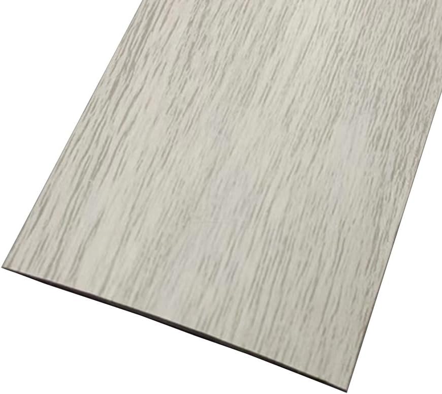 Übergangsprofil Für Bodenfliesen – 1 Stück – Weißes Pvc In Holzoptik – Selbstklebend, Kein Bohren Erforderlich – Für Fliesen- Und Parkettböden – 100 Cm X 5 Cm