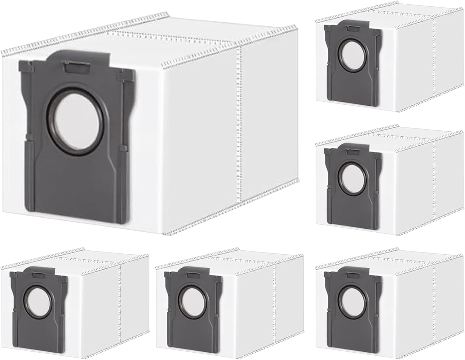 Dreame X40 Ultra Kompatible Staubbeutel – 6er-pack – Vliesstoff – 99,98 % Filterleistung – Für L20, L40, L50 Und Mova Saugroboter – 3,2 L Fassungsvermögen