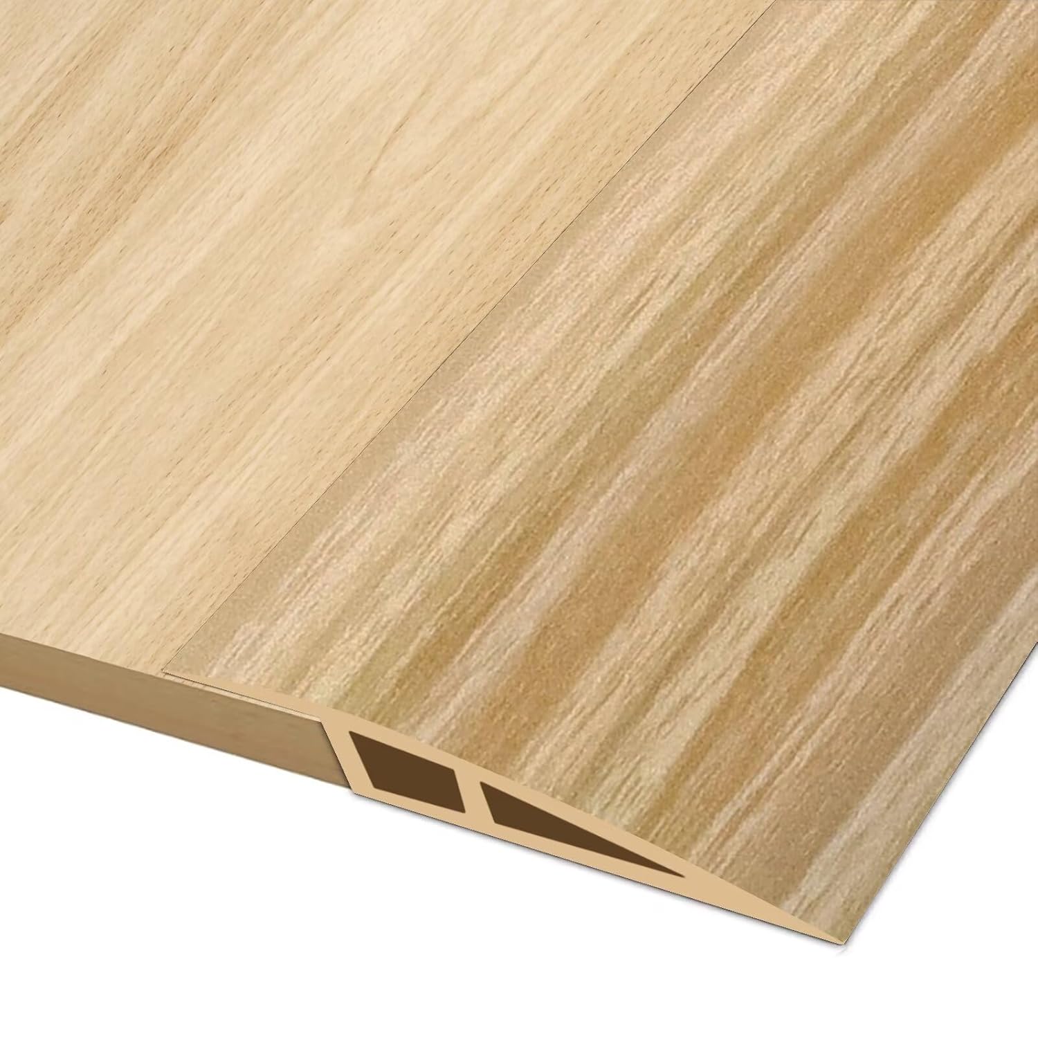 Selbstklebende Übergangsleiste – 1 Rolle – Pvc In Eichenoptik – Ausgleichsprofil 10–15 Mm – Bodenübergang Im Innenbereich – 1 M X 7 Cm