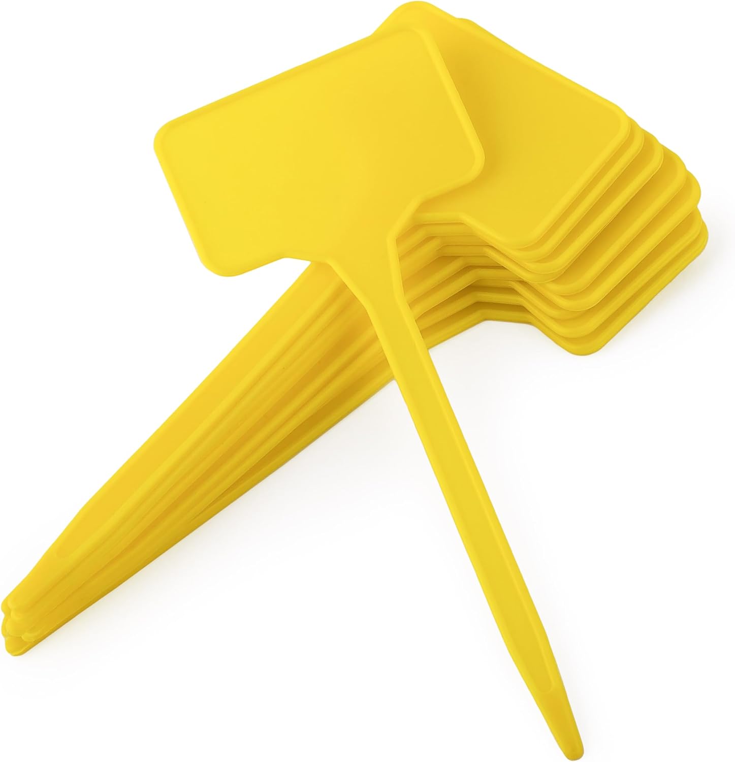 Pflanzenetiketten – 10 Stück – Strapazierfähiges Pvc – Kennzeichnung Von Garten- Und Gemüsebeeten – Für Gemüse Und Kräuter – 150 Mm, Weiß