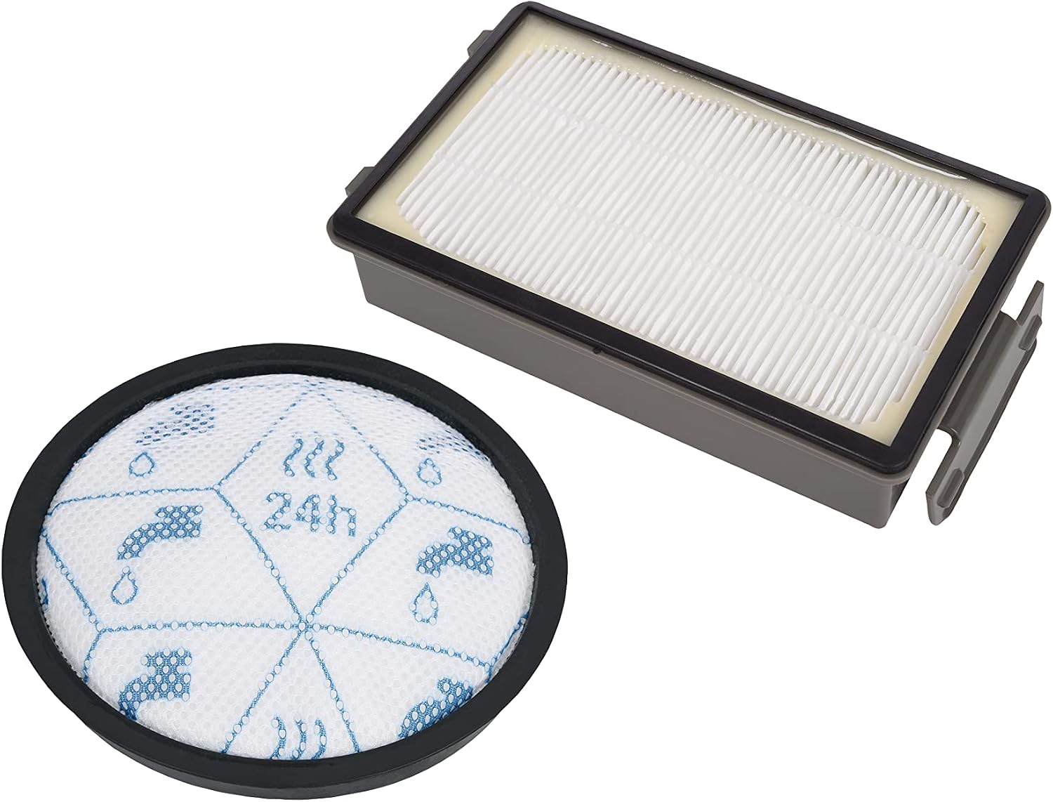Filterset Für Stielstaubsauger – 2-teilig – Schaumstoff Und Hepa – Für Allergene – Kompatibel Mit X-ô