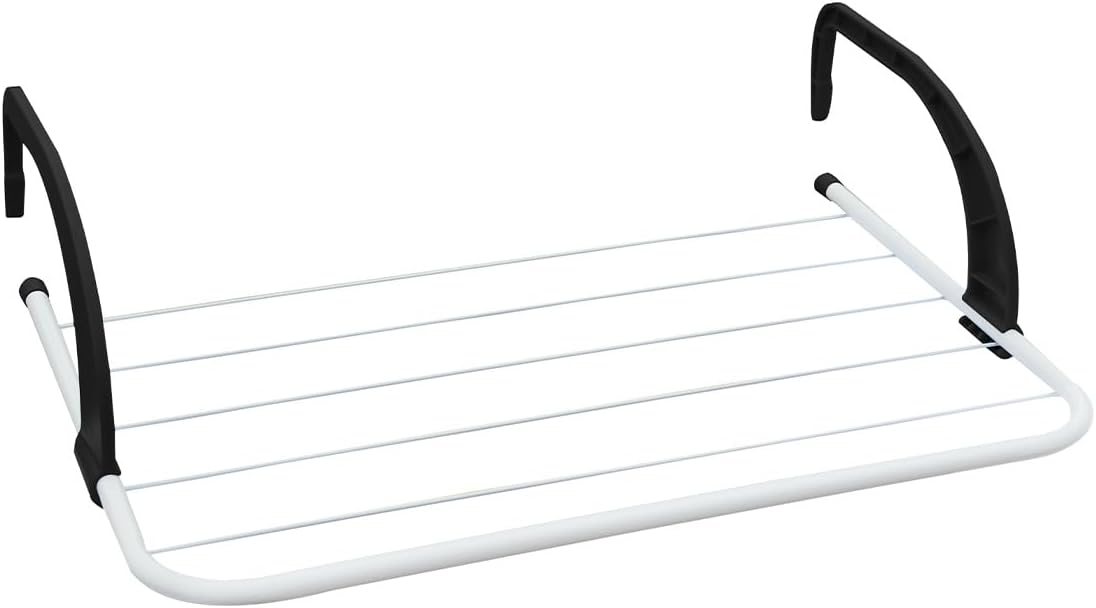 Wäscheständer Für Heizkörper – 1 Stück – Stahl Und Polypropylen – Schnelltrocknend – Für Wohnung Und Haus – 51 X 33 X 13 Cm