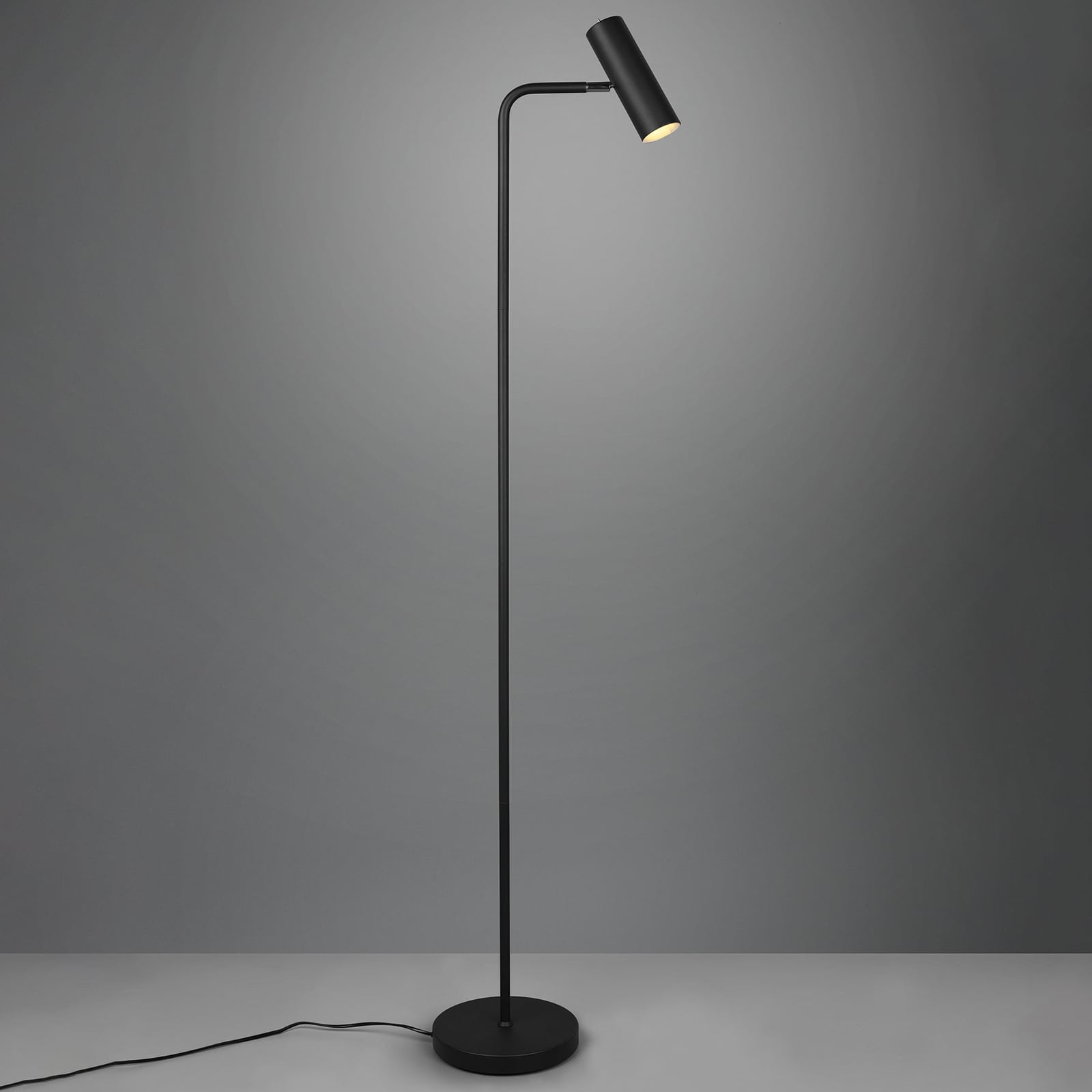 [gebraucht] B-ware Trio Lighting Stehleuchte Marley Led Lampe Leuchte Schwarz Matt Höhe 151cm