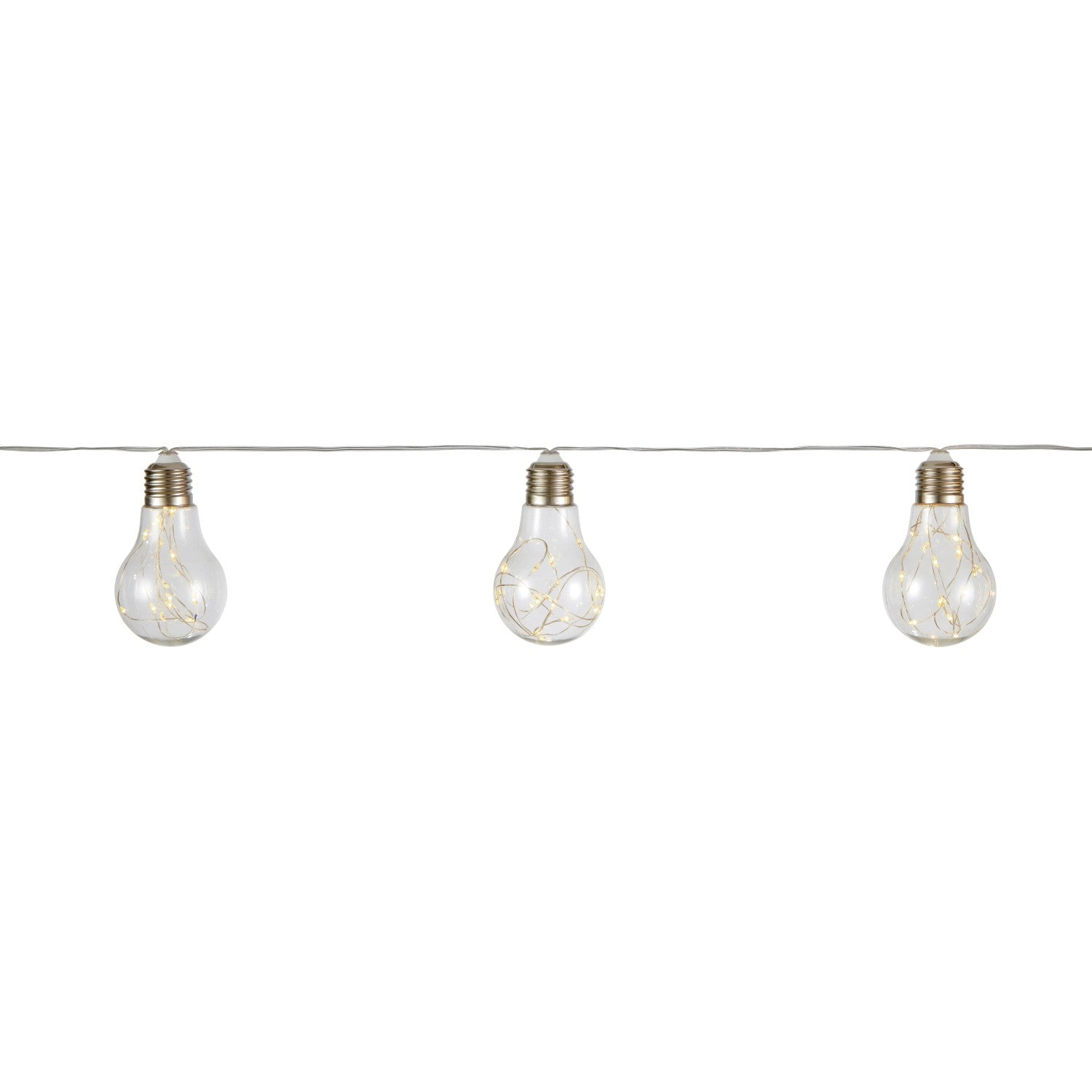 [gebraucht] B-ware Led Solar Lichterkette 480cm Gartenleuchte Dekolicht 15 Lichter Wasserdicht Klar