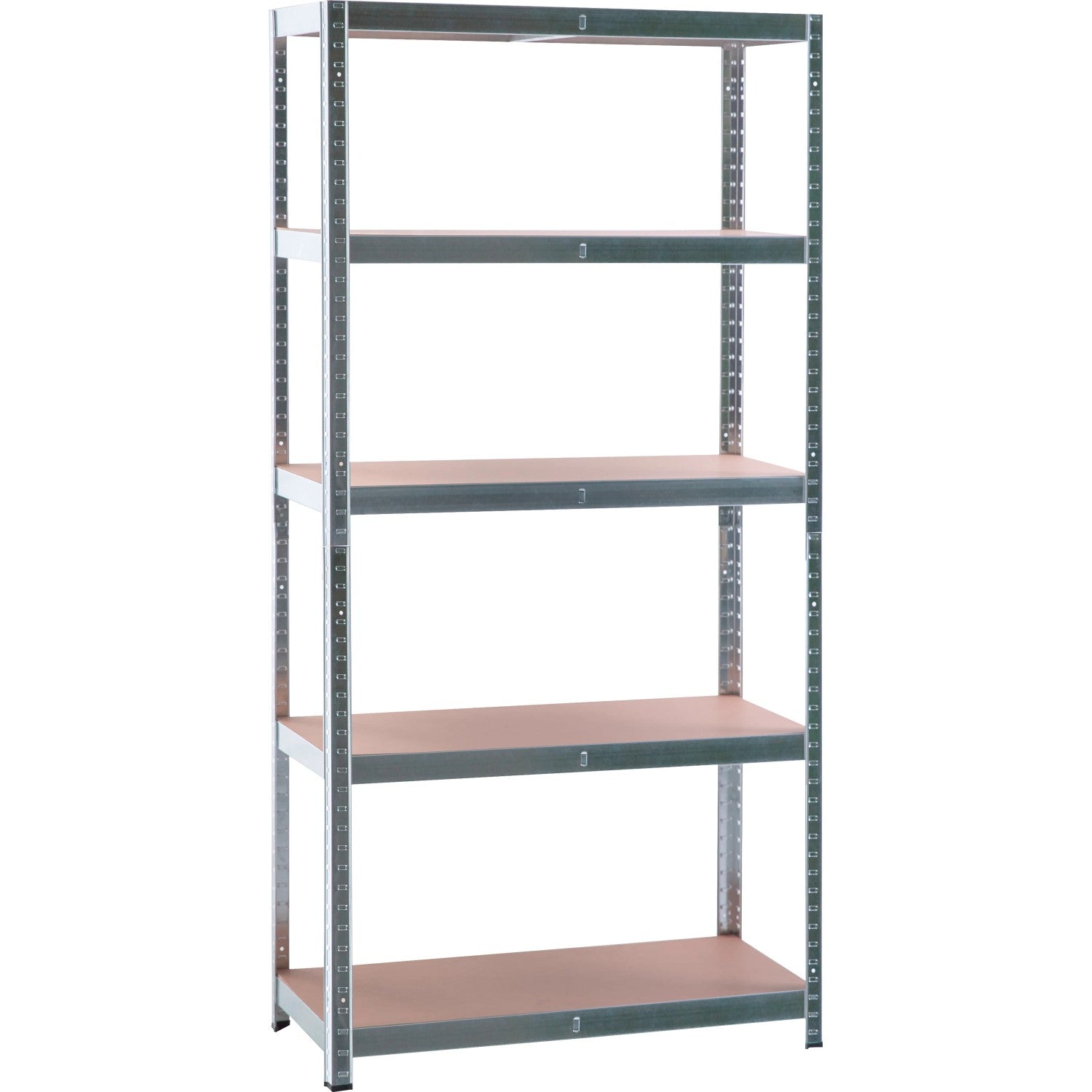 [gebraucht] B-ware Schwerlast-steckregal Lagerregal Metall Regal 875kg 5 Böden 180x90x40cm Verzinkt