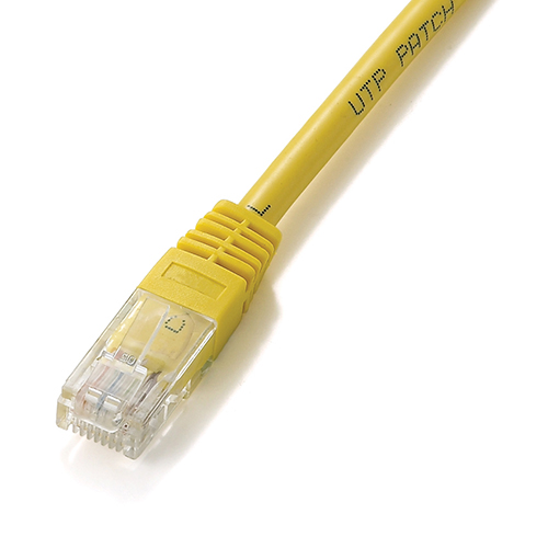 Equip Patchkabel Cat6 U/utp 2xrj45 10.00m Gelb Polybeutel (625466)