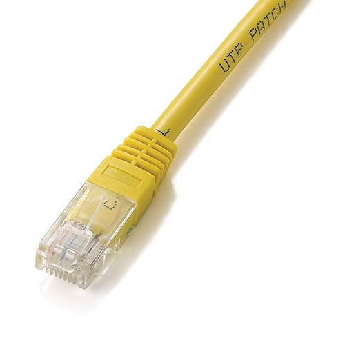 Equip Patchkabel Cat6 U/utp 2xrj45 10.00m Gelb Polybeutel (625466)