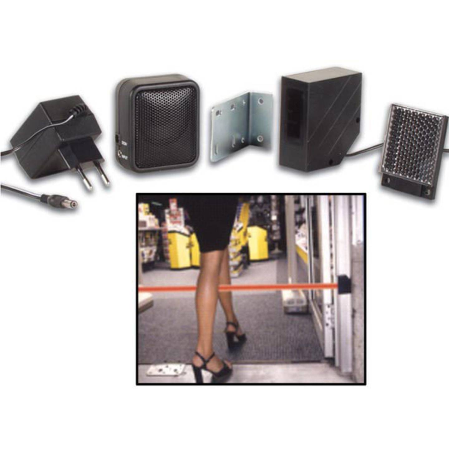 [gebraucht] B-ware Velleman Funk-alarmanlagen-erweiterung Infrarot Lichtschranke 7m Ip44 85x160mm