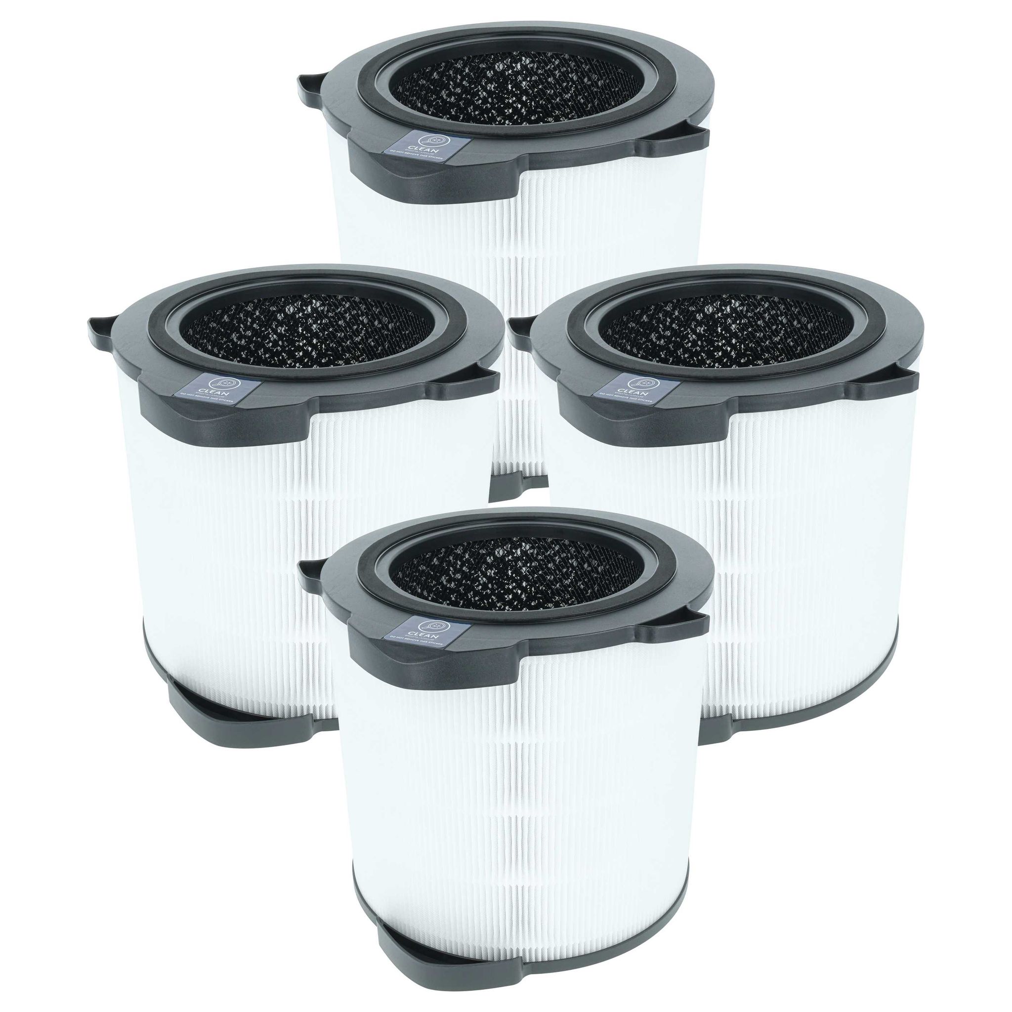 Vhbw 4x Luftilter Kompatibel Mit Aeg Ax9, Ax91-404 Luftreiniger - Kombifilter Hepa (h13) + Aktivkohle