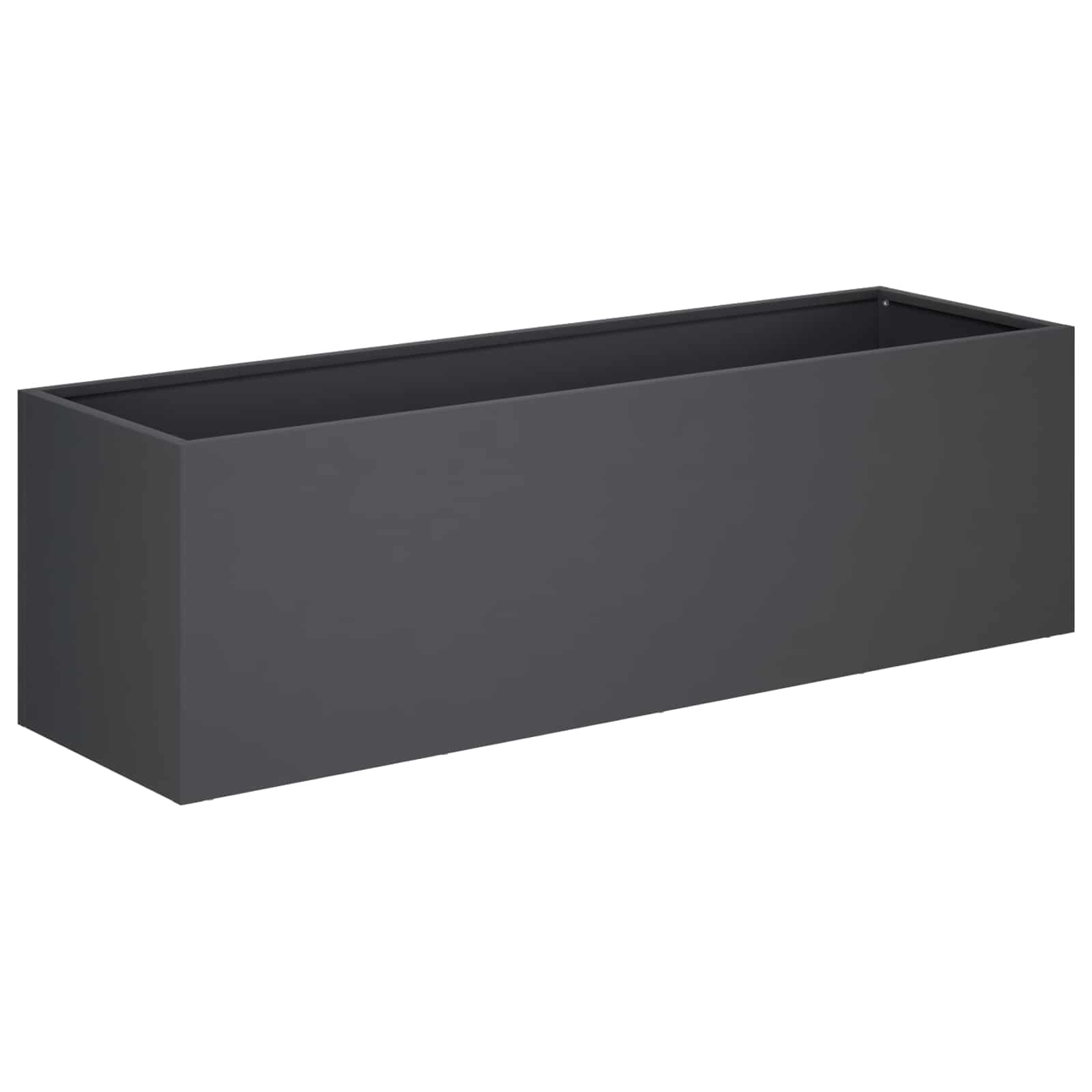 Garten-pflanzgefäß Anthrazit 100 X 30 X 30 Cm Vidaxl