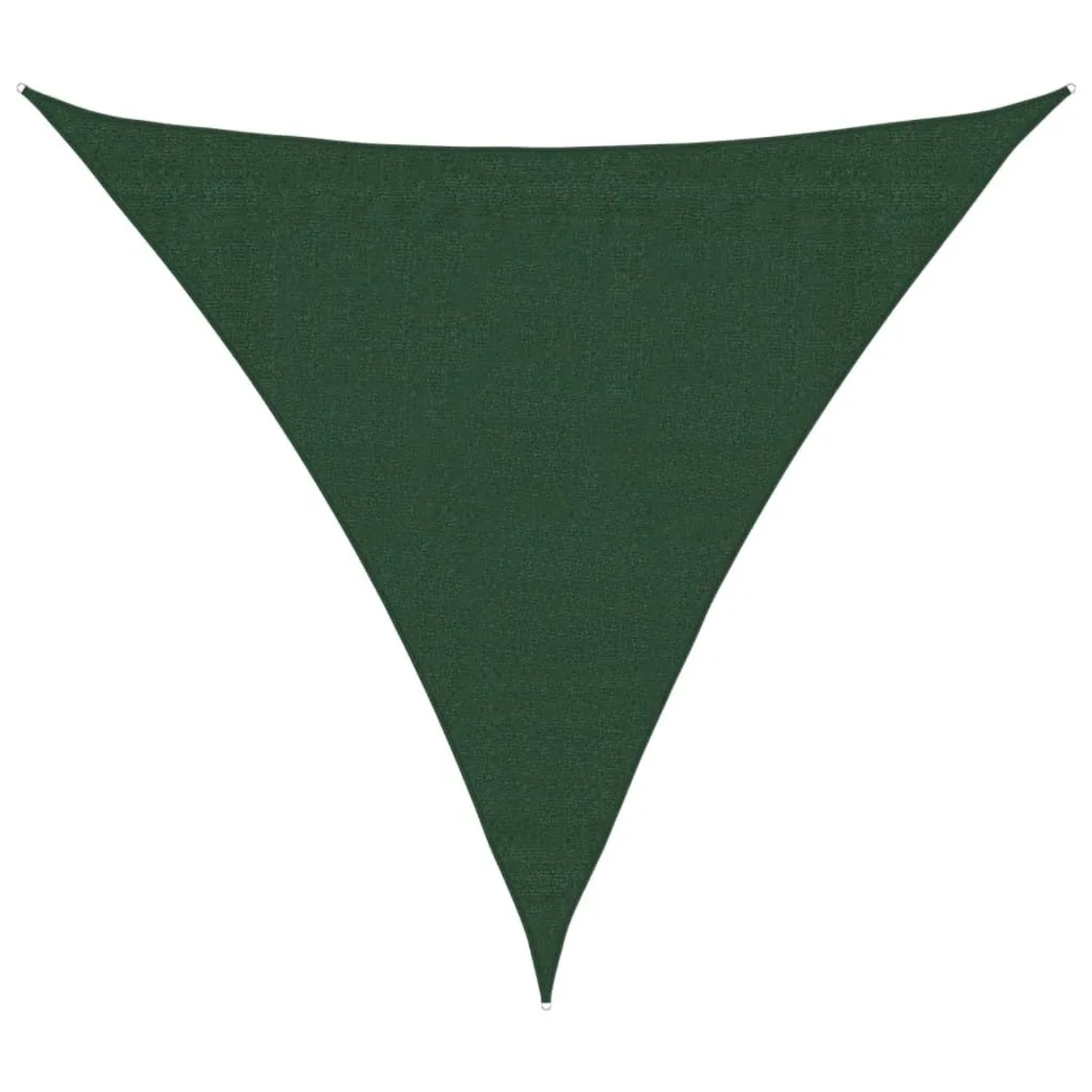 Sonnensegel 160 G/m² Dunkelgrün 3x3x3 M Hdpe Vidaxl