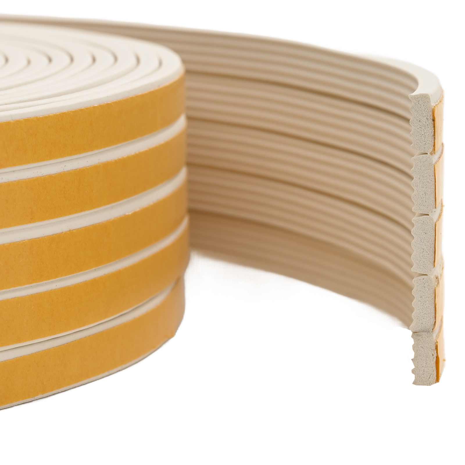 Selbstklebende Fensterdichtung Weiß 15 X 8 Mm 100 M Vidaxl