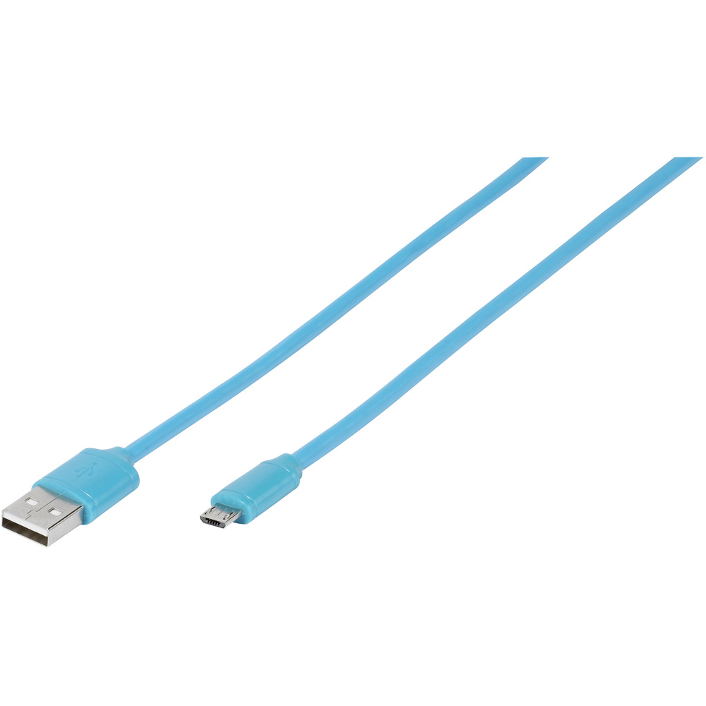 Vivanco 35817 Usb Kabel Usb 2.0 1 M Usb A Micro-usb B Blau