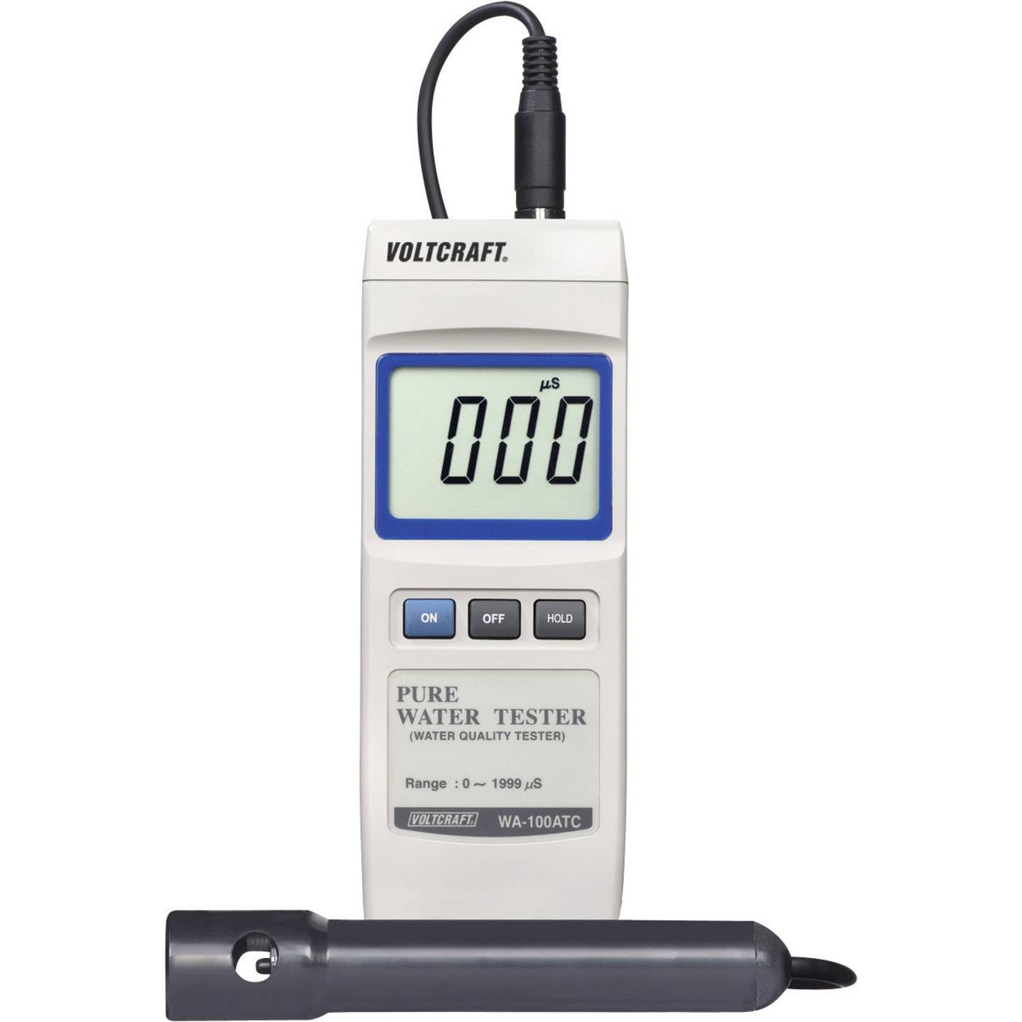[neuwertig] B-ware Voltcraft Wa-100atc Leitfähigkeits-messgerät 0-1999 Μs Digital Mit Sonde