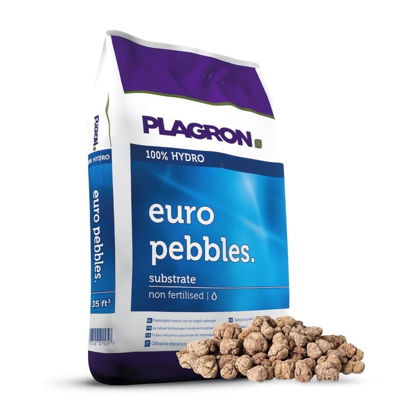 Plagron Euro Pebbles 45 Liter Blähton Hydrokultur Substrat Tongranulat