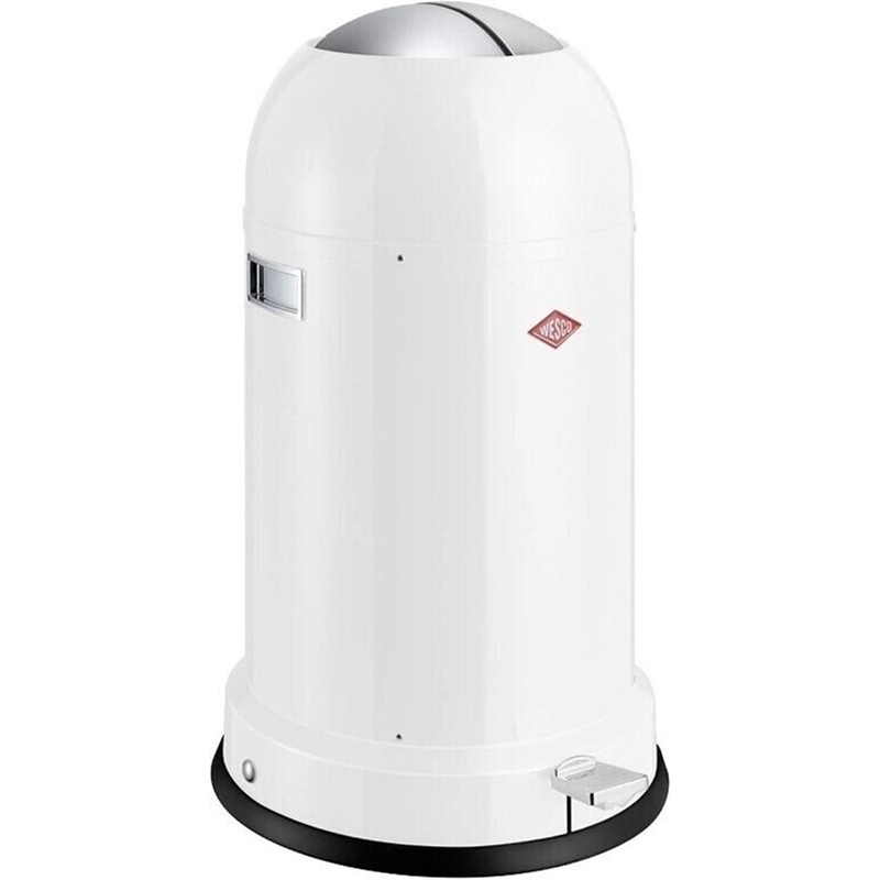Wesco Kickmaster Classic Line 33 L Treteimer – Weiß Matt