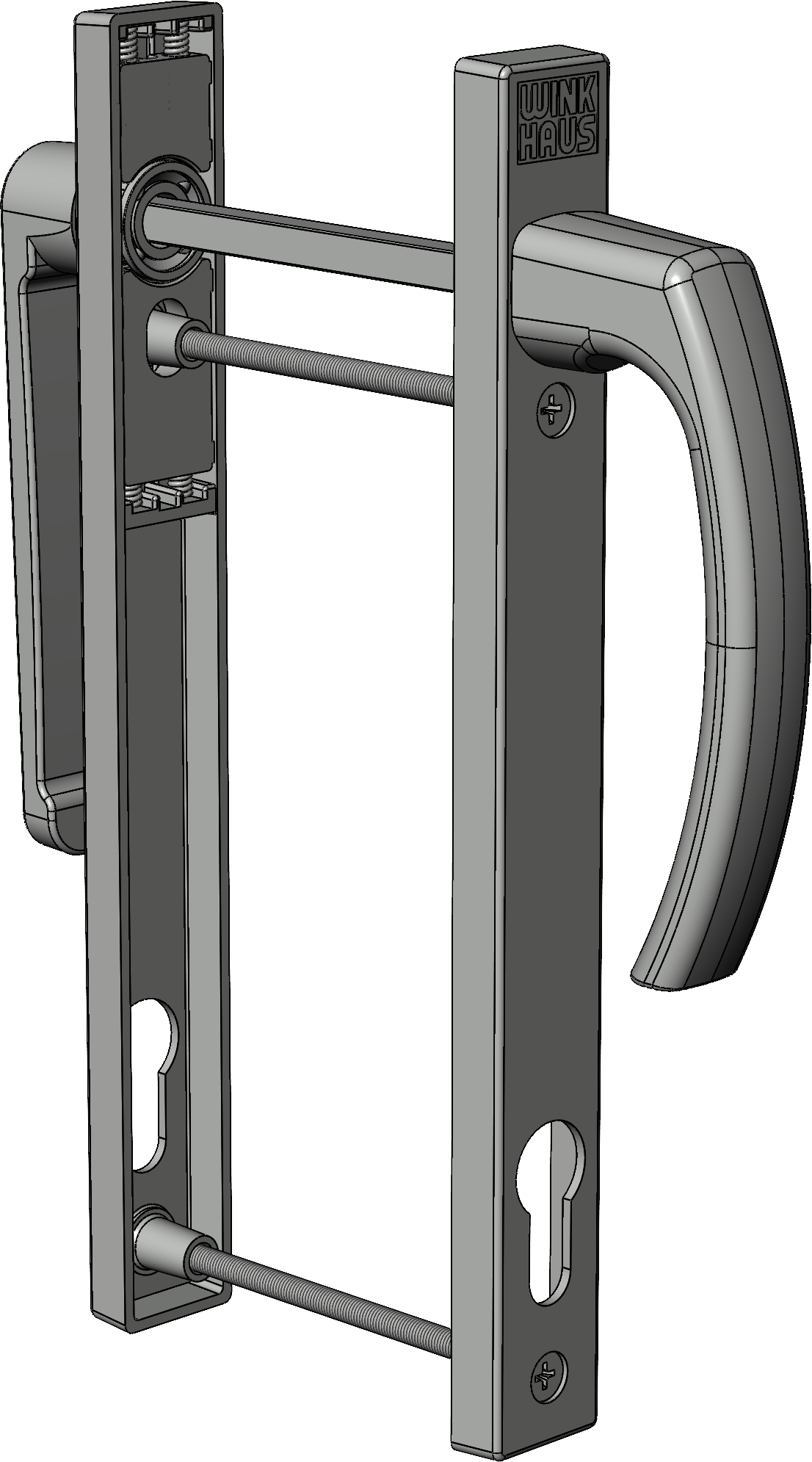 Winkhaus Griffgarnitur Gg Rr, Aluminium,