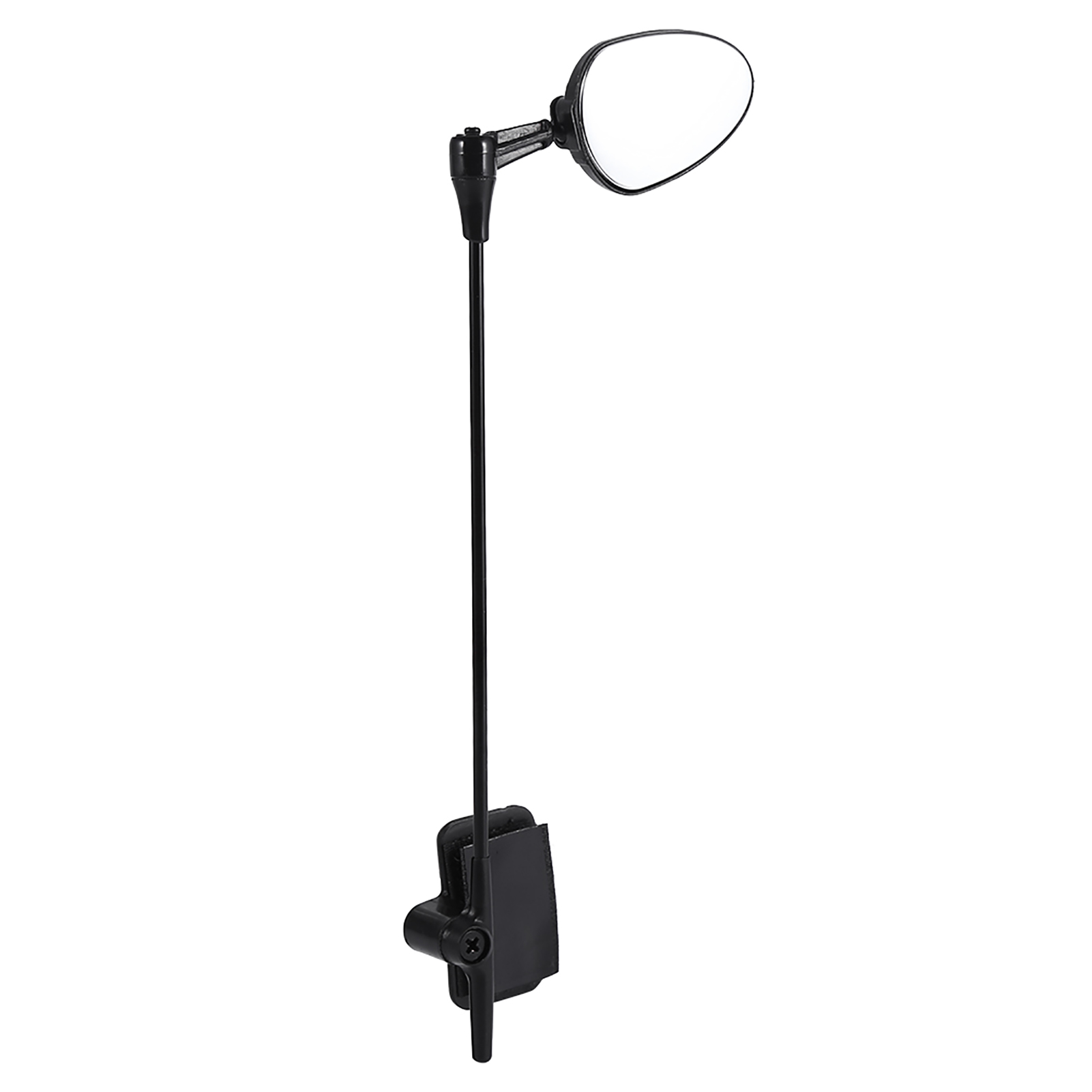Helmspiegel, Spiegelgröße: 5 X 3,5 Cm, Schwarz, Reflex-fahrradrückspiegel, Gesamtlänge Des Fahrrads: 24 Cm Für Die Meisten.