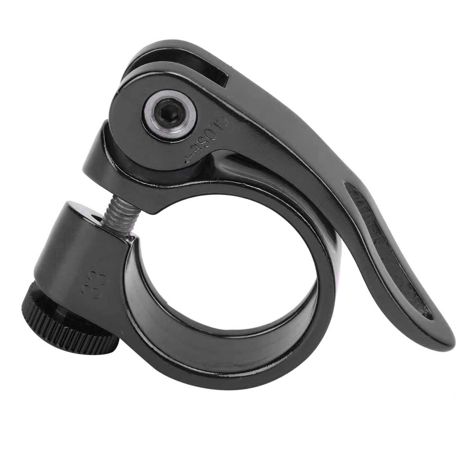 Sattelrohrklemme Für Fahrräder, 28,6 Mm, Robust, Aluminiumlegierung, Sattelstützenzubehör, Schwarz.