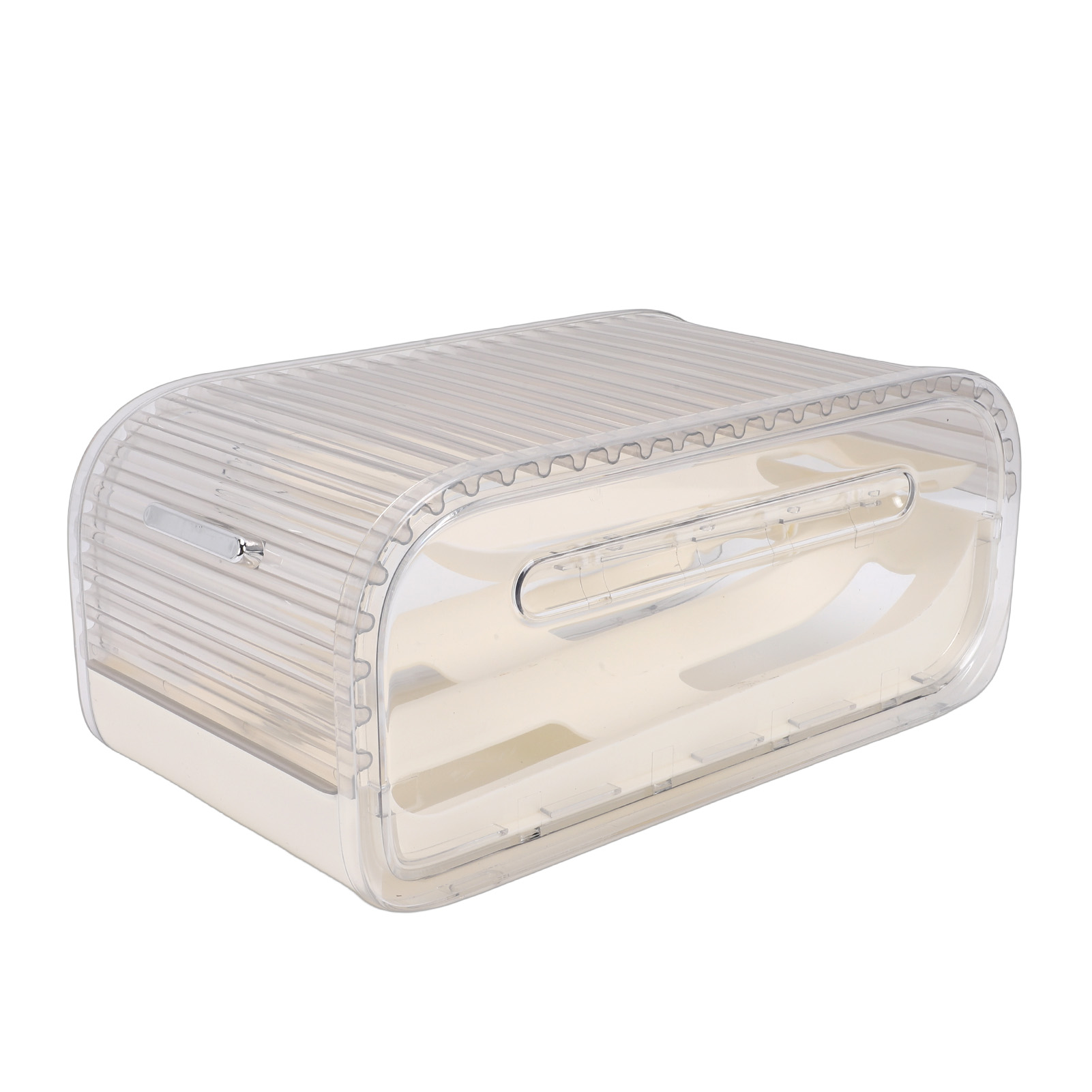 Pp Pet 22 Eier Kühlschrank Eierhalter, Automatischer Spender Von Stapelbaren Transparenten Rollbehältern Mit Deckel Für Den Kühlschrank, Transparent.