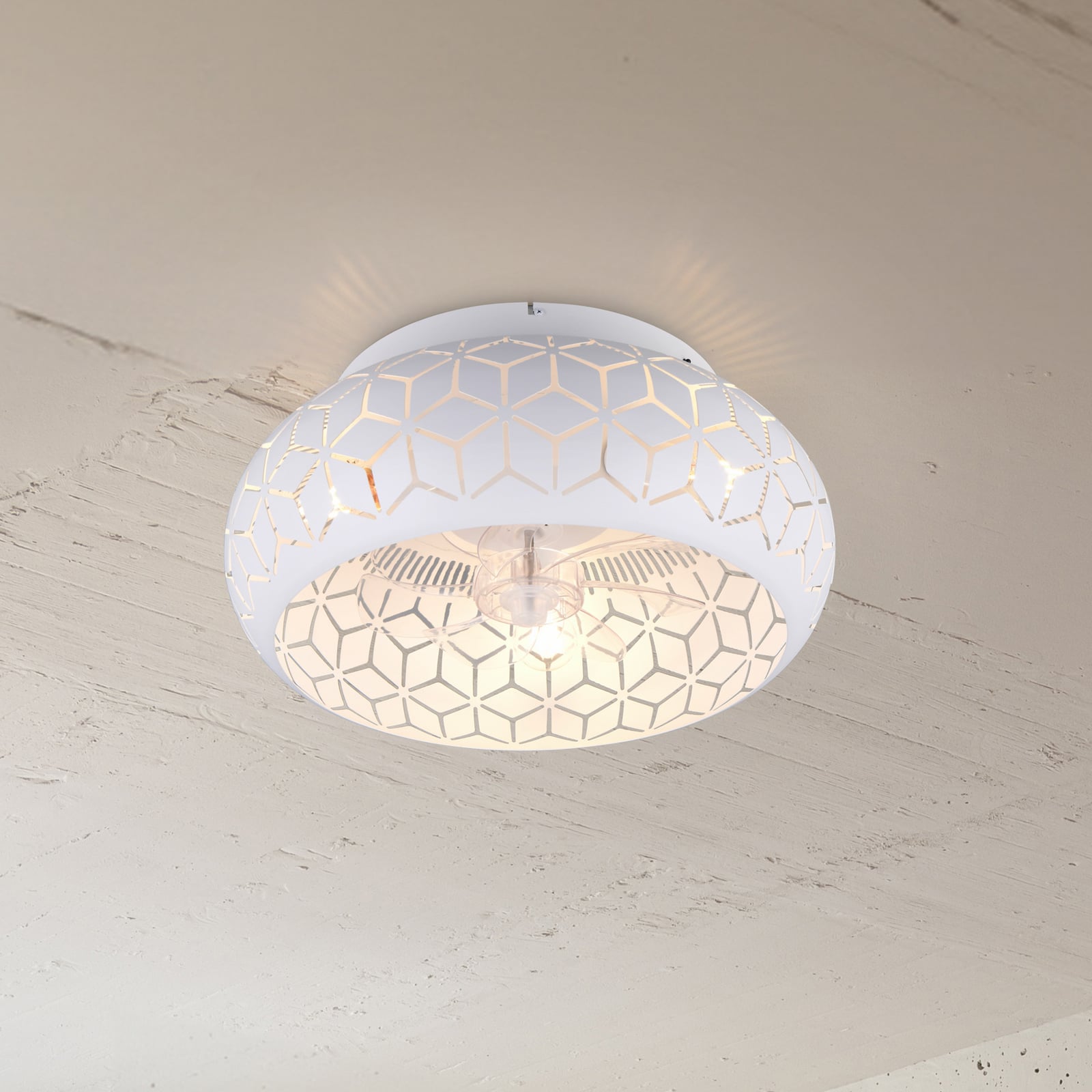 [gebraucht] B-ware Reality Ventilator Bidar Dc Leise Deckenventilator Mit Licht Fernbedienung