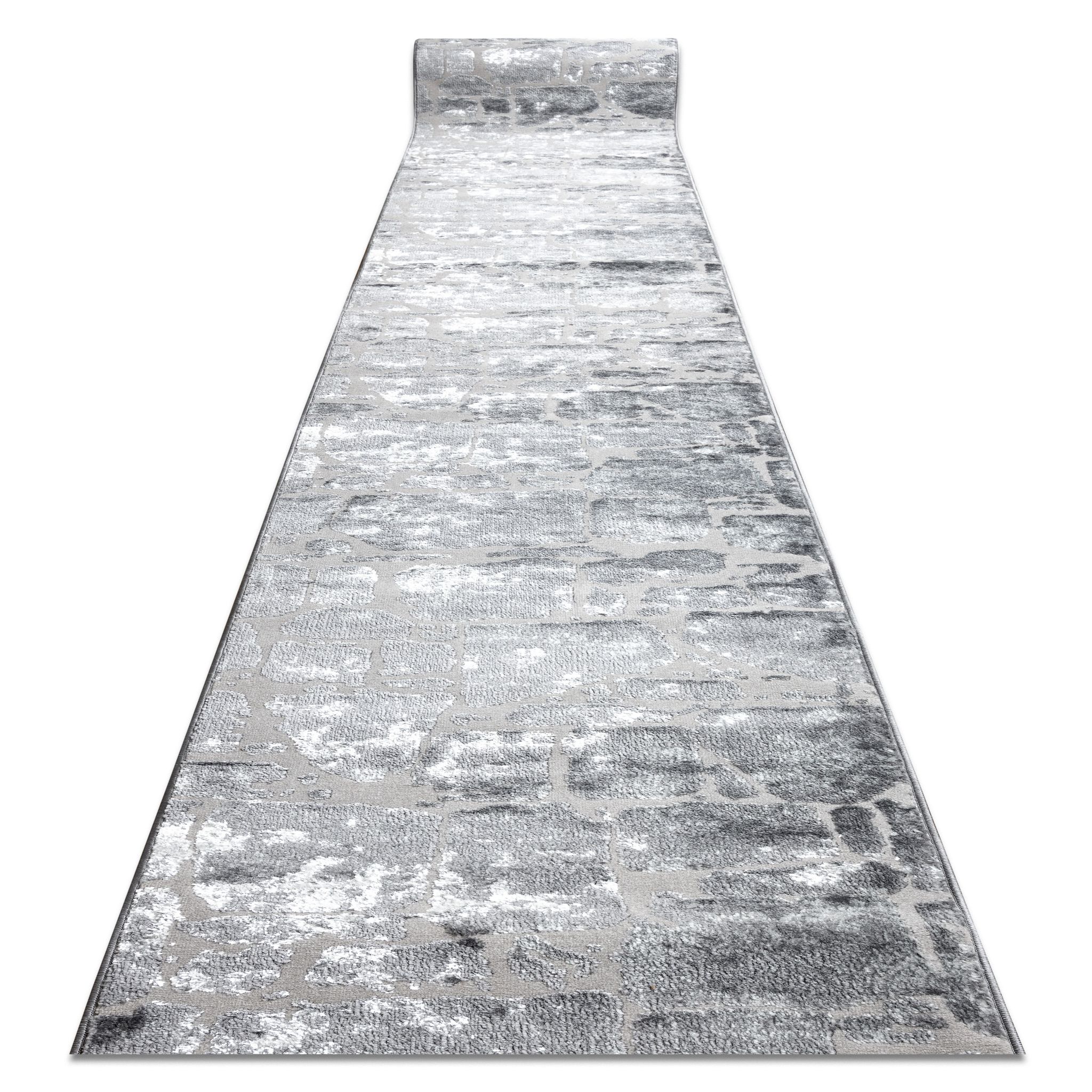 Läufer Strukturell Mefe 6184 Zwei Ebenen Aus Vlies Dunkelgrau 80 Cm Grey 80x910 Cm