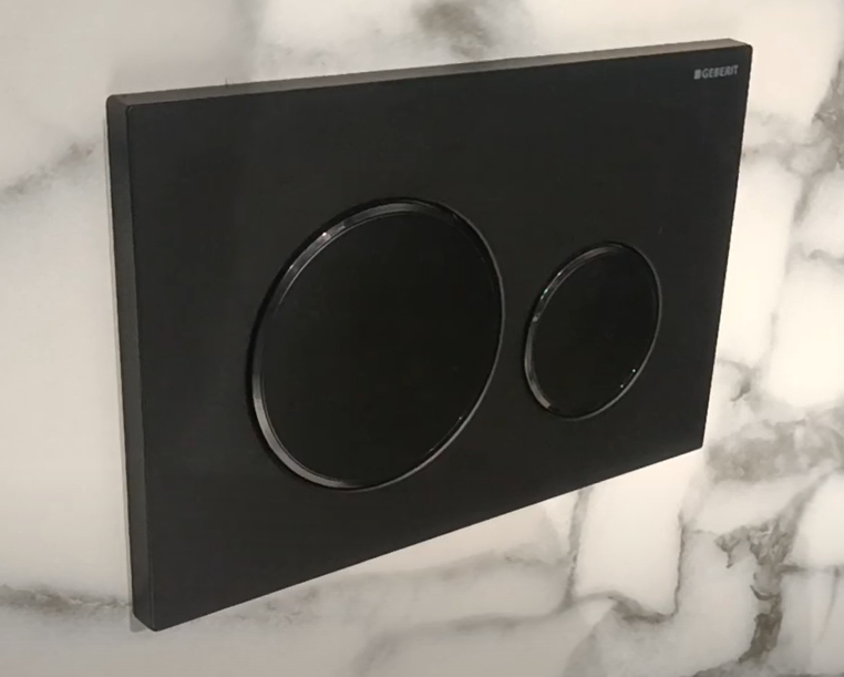 Compatibilité Geberit Sigma01 - Sigma01 Unterputzplatte-sigma01-115.770.11.5-noir Mat