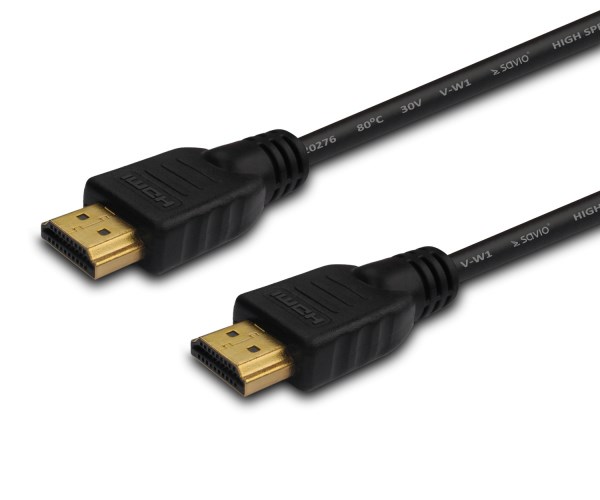 Savio Cl-01 Hdmi Cable 1.5 M Hdmi Type A (standard) Black