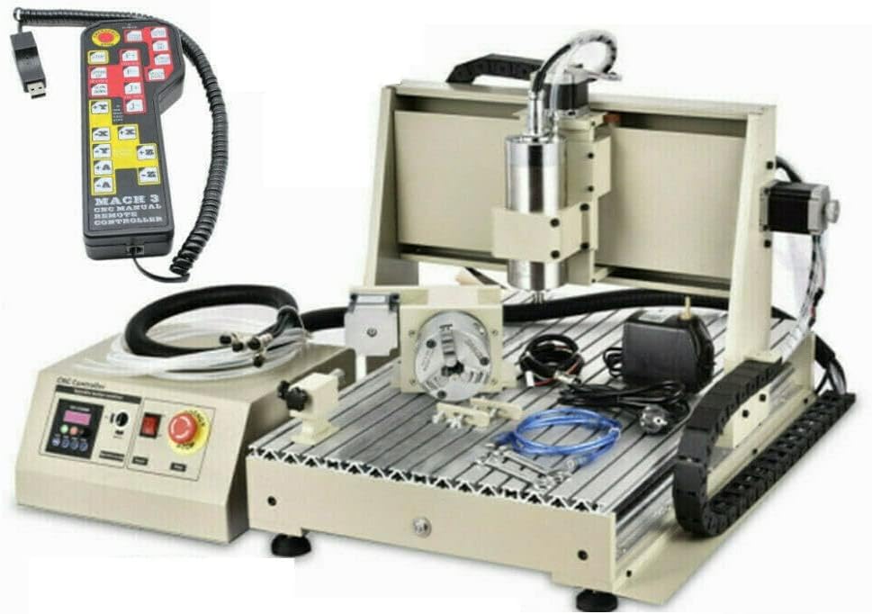 Cnc 6040 Metallfräsmaschine Mit 4 Achsen, Usb, 1,5 Kw, Graviermaschine, Oberfräse, Diy-gravurwerkzeug, Mini-fräsmaschine Für Metall, Holz, Glas Und Stein