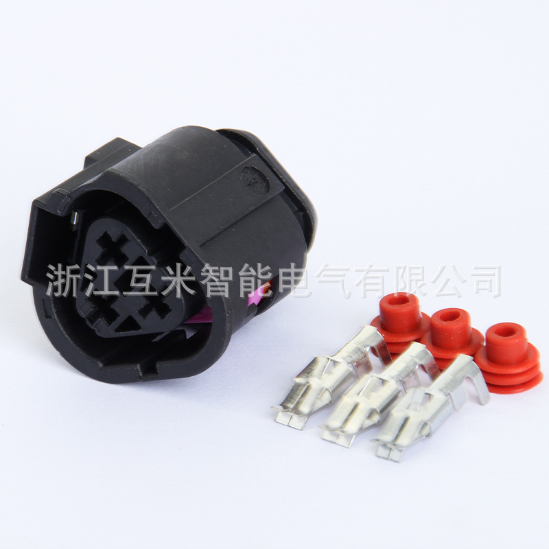 Dj7033a-6.3-21 Ist Ein 3-poliger Nachrüststecker Für Kfz-temperaturregler (1j0 973 203).