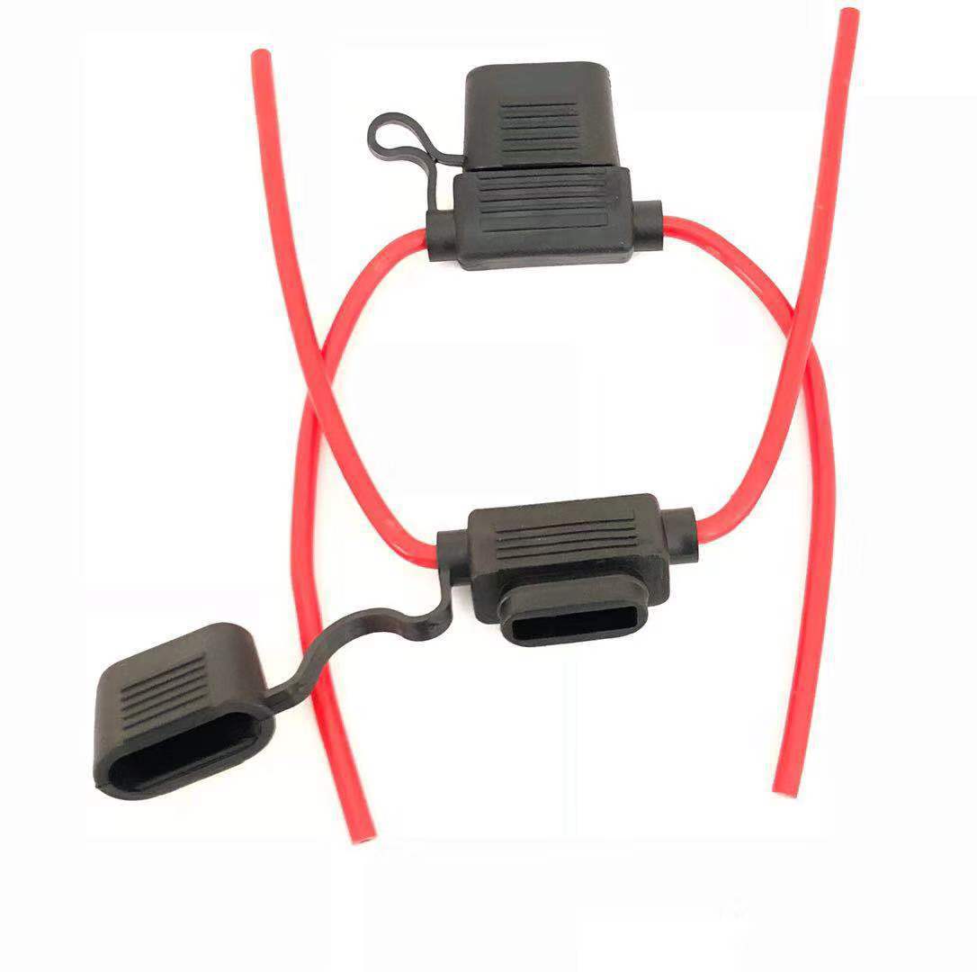 Mittelgroßer, Wasserdichter Kfz-sicherungshalter, Sicherungskasten Für 10, 12, 14, 16 Awg-drähte Mit Flachsicherungshalter.