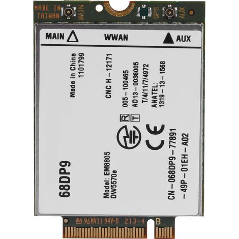 Ngff M.2 Em8805 3g 4g Netzwerkkartenmodul Wwan-karte Dw5570e Dc-hspa+ Hspa+ Hsdpa Hsupa Wcdma