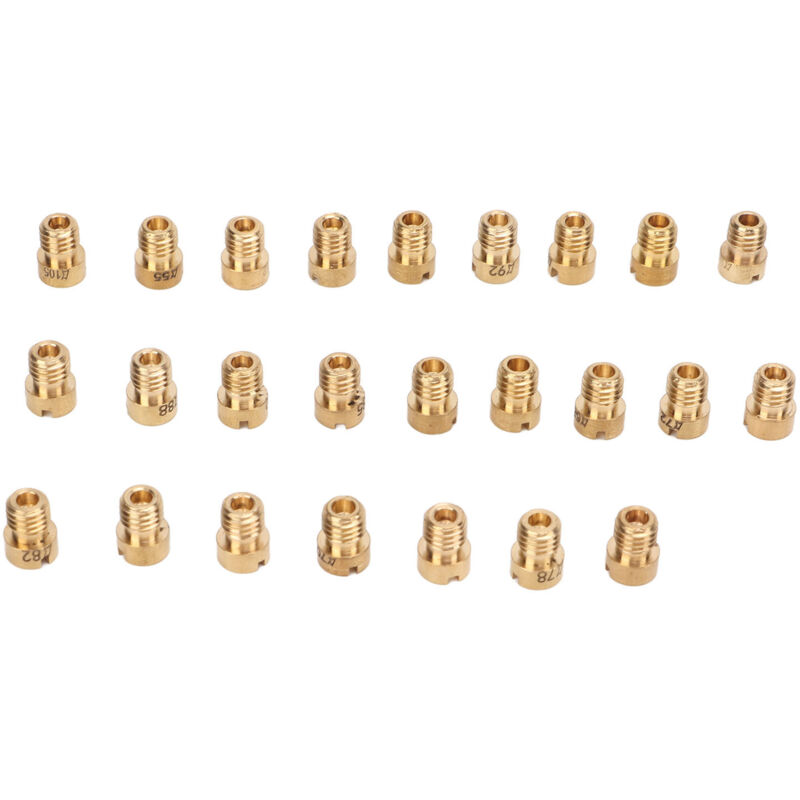 Vergaser-hauptdüsen-kit, 25-teiliges Motorrad-vergaser-hauptdüsen-kit 55 Bis 115 M5 Metallzubehör Für Dellorto Phbg 21 Phbg 19,5 Phbg 19