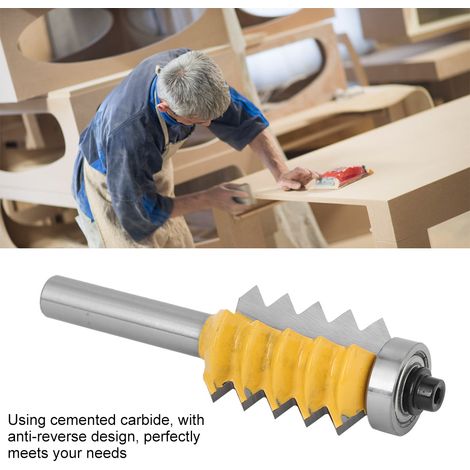 Fingerzinken-fräser, 1 Stück, Schaftfräser Mit 8 Einzelnen Zinken, Holzbearbeitungs-meißel, Schneidwerkzeug Mit 8 Mm/0,3 Zoll Schaftdurchmesser (8 30), Fräser