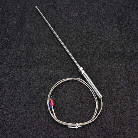 Thermoelement Typ K Mit M8-gewinde, 3,5-mm-sechskant-überzug, 200 Mm Sonden-temperaturfühlerkabel, 0-400 ℃ (1 M)