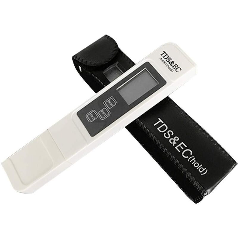 Tds-ec-tester, Digitales Lcd-ec-messgerät Zur Wasserqualitätsprüfung Für Trinkwasserpools Mit Hoher Präzision (0–9990 Ppm).