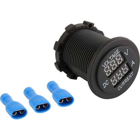 Auto-motorrad-dc-12-24v-digital-voltmeter-amperemeter Mit Zwei Leds
