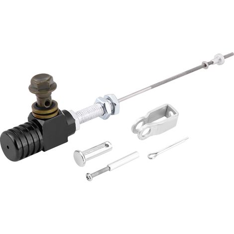 Schwarzer M10x1,25mm Hydraulik-kupplungs-hauptzylinder-bremsenpumpe Für Motorrad, Atv Und Dirtbike