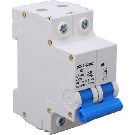 2p 4ka Photovoltaik-gleichstrom-leistungsschalter, Flammhemmend, Segmentiert, Miniatur-luftfüllleistungsschalter, Dc 250 V 50 A