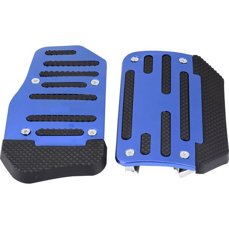 Rutschfeste Bremspedalabdeckung Aus Aluminiumlegierung Für Das Gaspedal Von Fahrzeugen Mit Automatikgetriebe (blau)